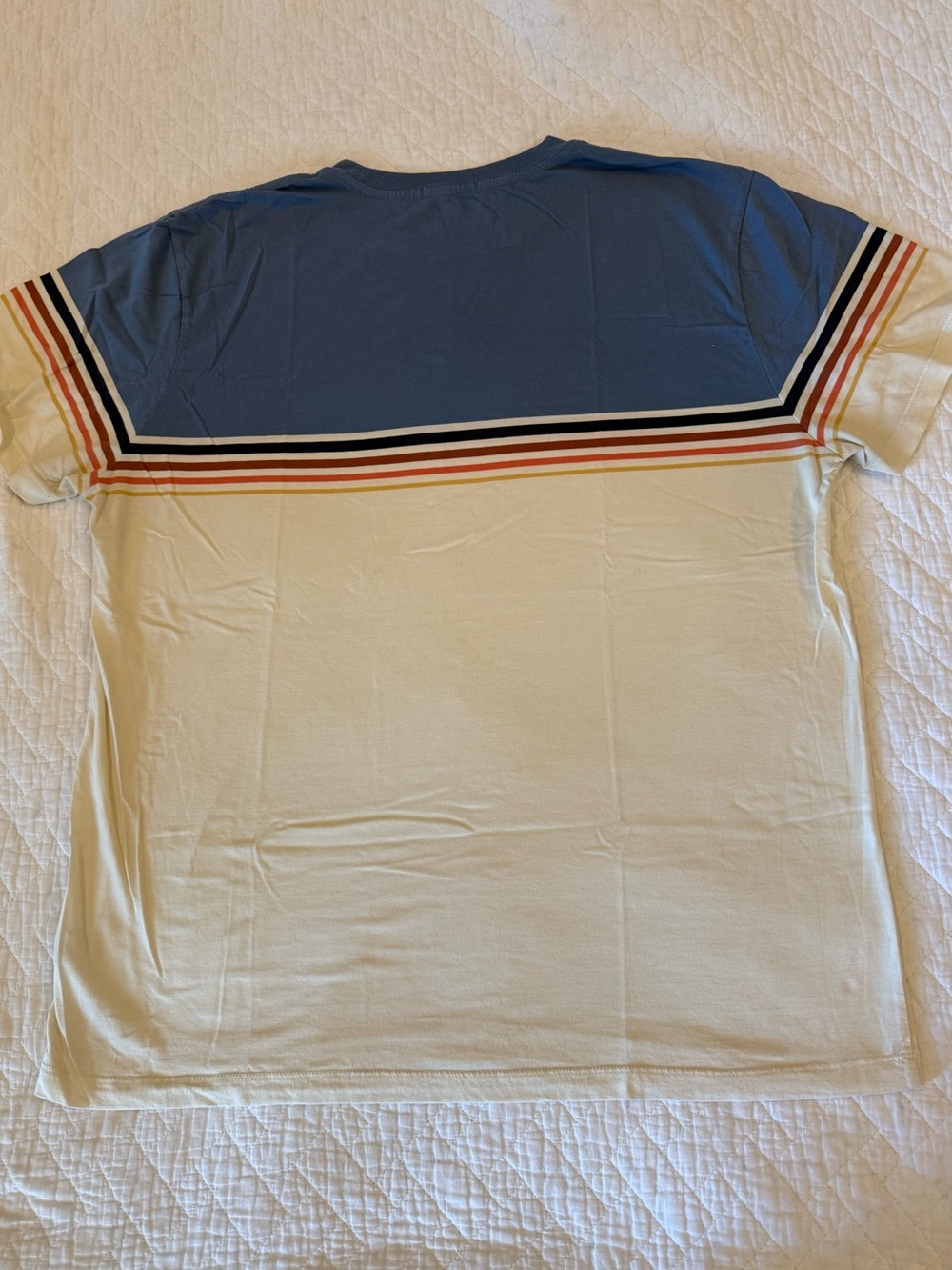 Marine Layer Signature Crew Stripe Tee Size XL - Picture 2 of 9